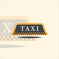 taxi logo eenvoudige vector illustratie sjabloon pictogram grafisch ontwerp. transportteken of symbool voor bedrijf