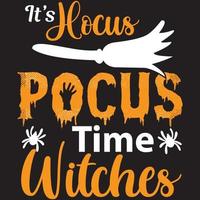 hocus pocus tijd heksen vector