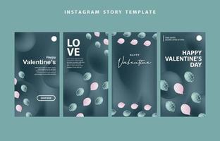 gelukkige Valentijnsdag sociale media poster banner flyer patroon evenement abstract lay-out illustratie achtergrond februari feest behang sjabloon label modern vector ontwerp verkoop rood romantisch rood