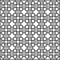 eenvoudig vorm zwart-wit tegel naadloos patroon perfect voor achtergrond of behang vector