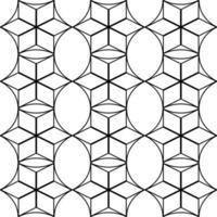 abstracte vorm tegel naadloos patroon perfect voor achtergrond of behang vector