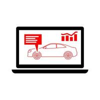 auto reparatie icoon. auto pictogrammen vector