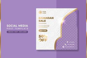 ramadan verkoop mode social media post-bannersjabloon vector