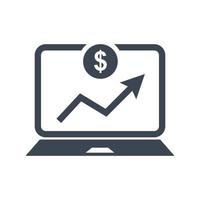 pictogram voor marketingrapport vector