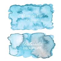 Blauwe abstracte waterverfachtergrond. Aquarel element voor kaart. Vector illustratie.