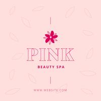 Femenine Logo Merk To Beauty Spa vector