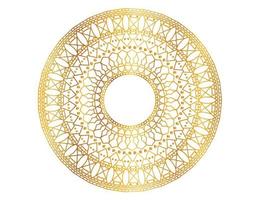 gouden mandala-ontwerppatroon, achtergrond, bloem, ornament vector