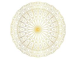 mandala-ontwerp met gouden patroon, achtergrond, bloem, traditioneel vector