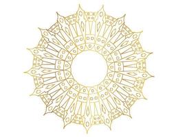 gouden mandala-ontwerppatroon, achtergrond, bloem, ornament vector