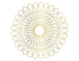 gouden mandala-ontwerppatroon, achtergrond, bloem, ornament vector