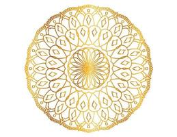 mandala-kunstwerk met gouden ontwerp, achtergrond, patroon, bloem, arabische stijl vector