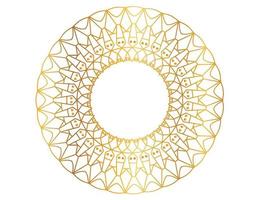 gouden mandala-ontwerppatroon, achtergrond, bloem, ornament vector