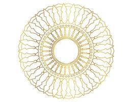 gouden mandala-ontwerppatroon, achtergrond, bloem, ornament vector