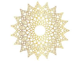 mandala-ontwerp met gouden patroon, achtergrond, bloem, traditioneel vector