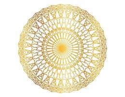 gouden mandala-ontwerppatroon, achtergrond, bloem, ornament vector