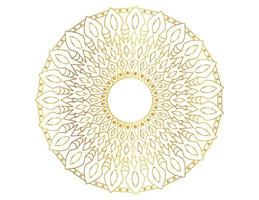 gouden mandala-ontwerppatroon, achtergrond, bloem, ornament vector