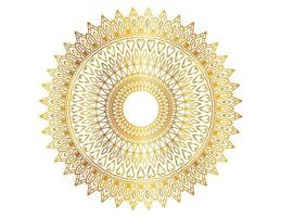 mandala-kunstwerk met gouden ontwerp, achtergrond, patroon, bloem, arabische stijl vector