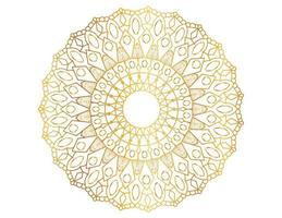 gouden mandala-ontwerppatroon, achtergrond, bloem, ornament vector