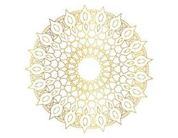 gouden mandala-ontwerppatroon, achtergrond, bloem, ornament vector