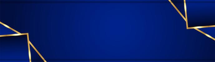 Abstracte blauwe achtergrond in premium Indiase stijl. Sjabloonontwerp voor dekking, zakelijke presentatie, webbanner, bruiloft uitnodiging en luxe verpakking. Vectorillustratie met gouden rand. vector