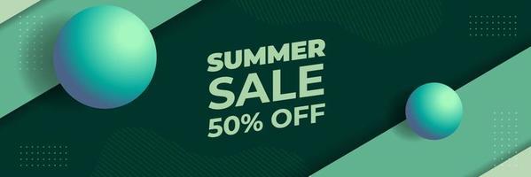 zomer verkoop concept banner ontwerp vector