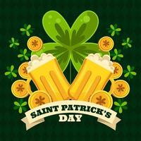 Saint Patrick's Day traditie in concept vector