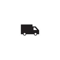 vrachtwagen, vrachtwagen pictogram vector voor web of mobiele app