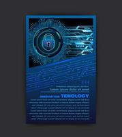 brochure ontwerp sjabloon vector. abstracte cover boek blauwe portfolio minimale presentatie poster. concept in a4-indeling. flyers vector