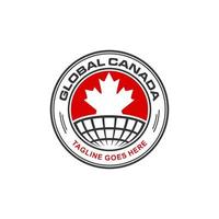 globaal canada logo embleem vector