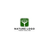 natuur logo sjabloon vector, pictogram op witte achtergrond vector