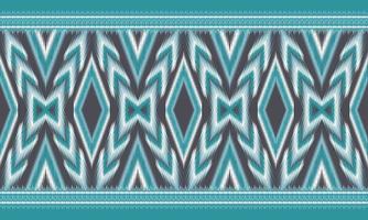 geometrische etnische oosterse ikat patroon traditioneel ontwerp voor achtergrond,tapijt,behang,kleding,inwikkeling,batik,stof,vector illustration.embroidery stijl. vector