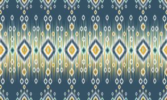 geometrische etnische oosterse ikat patroon traditioneel ontwerp voor achtergrond,tapijt,behang,kleding,inwikkeling,batik,stof,vector illustration.embroidery stijl. vector