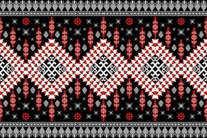 geometrische etnische oosterse traditionele pattern.figure tribal borduurwerk style.design voor behang, kleding, verpakking, stof, vectorillustratie vector