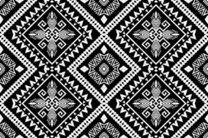 geometrische etnische oosterse traditionele pattern.figure tribal borduurwerk style.design voor behang, kleding, verpakking, stof, vectorillustratie vector