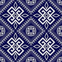 geometrische etnische oosterse traditionele pattern.figure tribal borduurwerk style.design voor behang, kleding, verpakking, stof, vectorillustratie vector