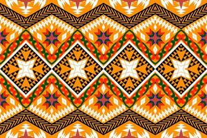 geometrische etnische oosterse traditionele pattern.figure tribal borduurwerk style.design voor behang, kleding, verpakking, stof, vectorillustratie vector