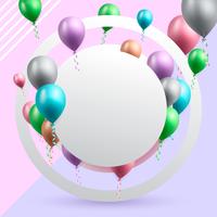verjaardag viering achtergrond vectorillustratie vector
