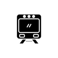 trein, locomotief, vervoer solide vector illustratie logo pictogrammalplaatje. geschikt voor vele doeleinden.