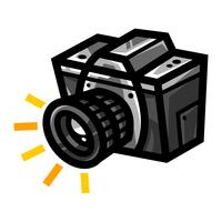 Fotografie camera vector pictogram