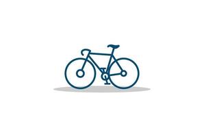 eenvoudige minimalistische fiets sport winkel logo ontwerp vector