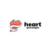 hart logo ontwerp vector