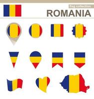 Roemenië vlag collectie vector