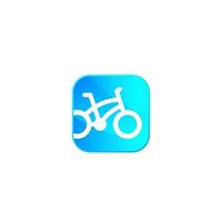 fiets, fiets vector icoon voor apps