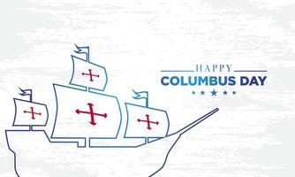 columbus dag achtergrondontwerp. vector