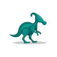 parasaurolophus dinosaurus soorten karakter mascotte illustratie vector