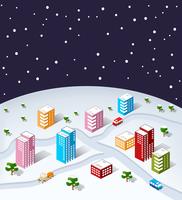 soms City Christmas vector