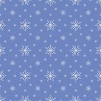 blauw naadloos sneeuwvlokpatroon vector