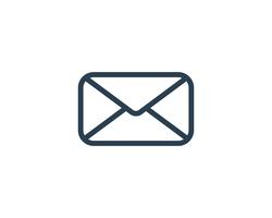 Envelop Mail pictogram vectorillustratie vector