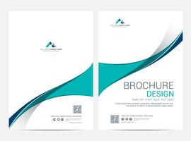 Brochure lay-out sjabloon, Leaflet Flyer cover ontwerp achtergrond vector