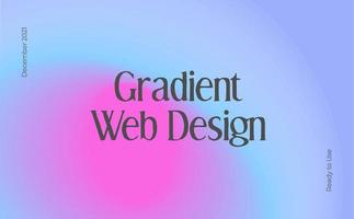 webbannersjabloon retro verlopen kleurrijk abstract wazig vector
